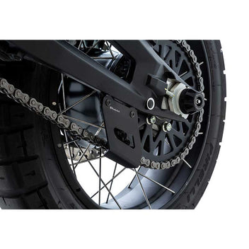 Protege chaine moto inferieurs Wunderlich pour Ducati DesertX. Blackpines.fr 
