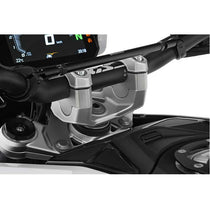 Rehausseur guidon 25mm Wunderlich ERGO pour BMW R1300GS. Blackpines.fr