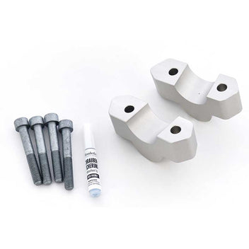 Rehausseur guidon 25mm Wunderlich ERGO pour BMW R1300GS. Blackpines.fr
