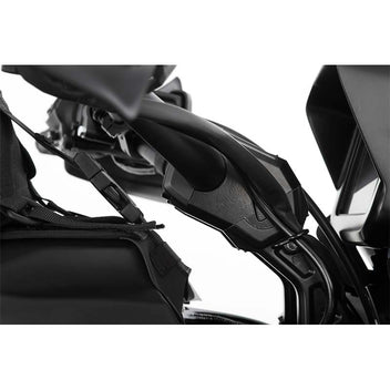 Rehausse et deport guidon Ergo+ Wunderlich pour Pan America 1250. Blackpines.fr