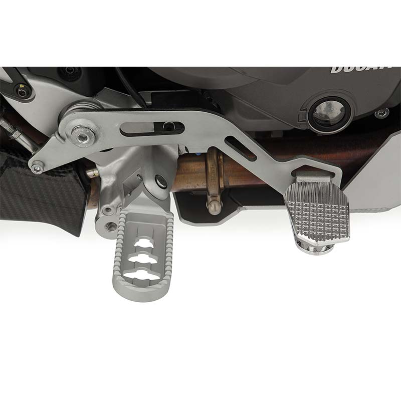 Repose-pieds moto abaisse ERGO-COMFORT Wunderlich pour Ducati. Blackpines.fr