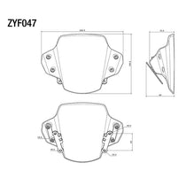 Saute-vent Rizoma ZYF047B pour Yamaha mt-09. Blackpines.fr