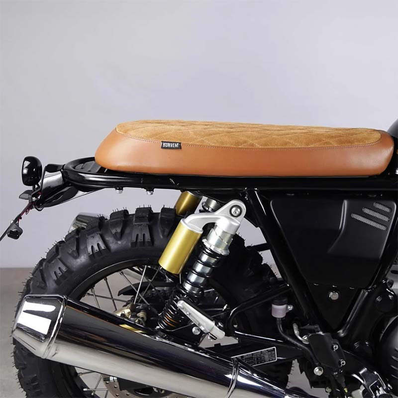 Selle plate classique pour Interceptor et Continental GT | Bonvent Motorbikes