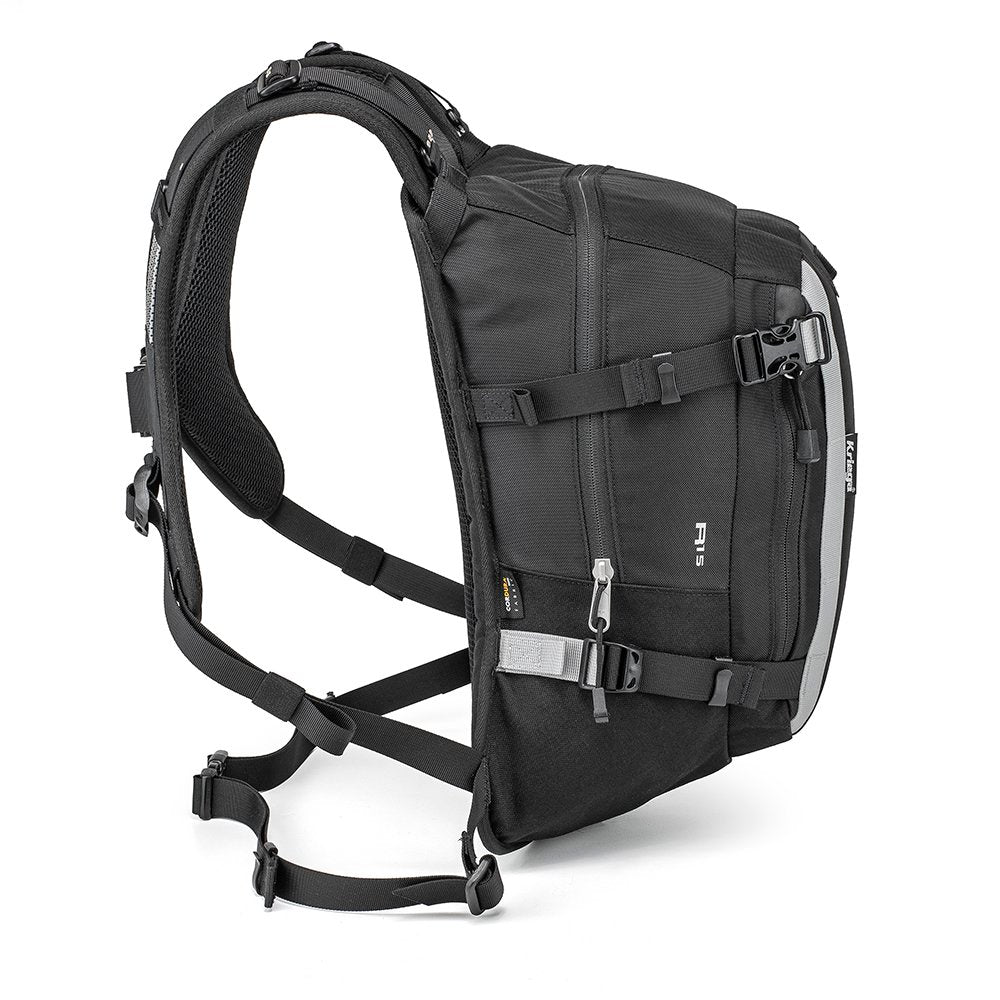 Sac à dos moto Kriega 15 litres R15 noir.
