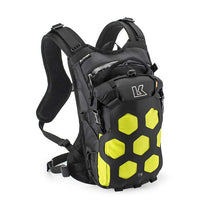 Sac à dos moto Kriega Trail9 citron vert.