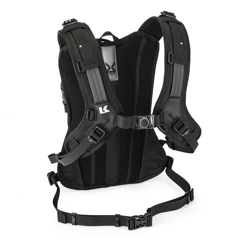 Sac à dos moto Kriega Trail9 harnais Quadloc-Lite.