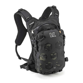Sac à dos moto Kriega Trail9 Multicam noir.