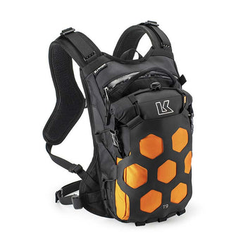 Sac à dos moto Kriega Trail9 orange.