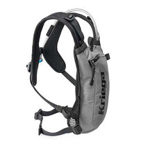 Sac à dos d'hydratation Kriega Hydro-2 2 litres argent vue de profil.
