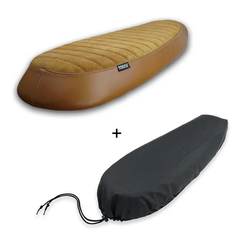 Selle plate classique pour Interceptor et Continental GT | Bonvent Motorbikes