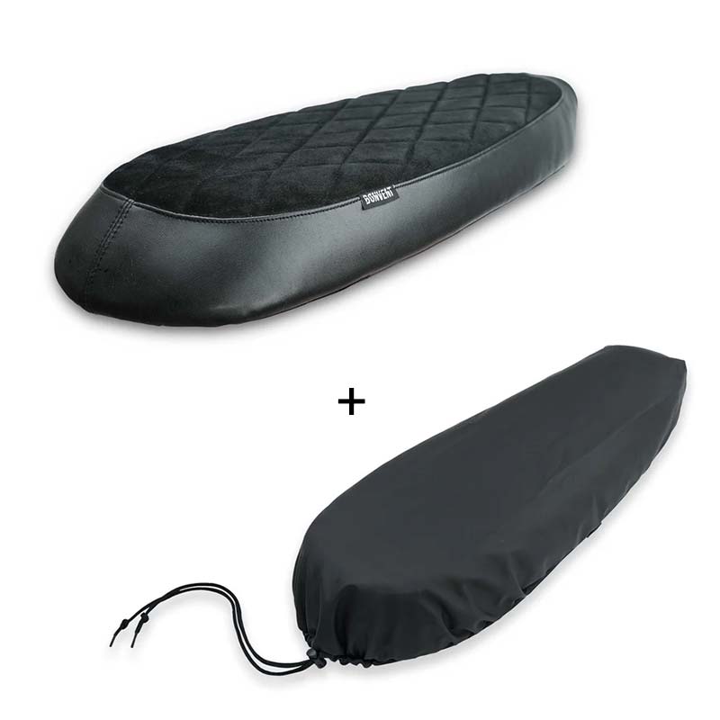 Selle plate classique pour Interceptor et Continental GT | Bonvent Motorbikes