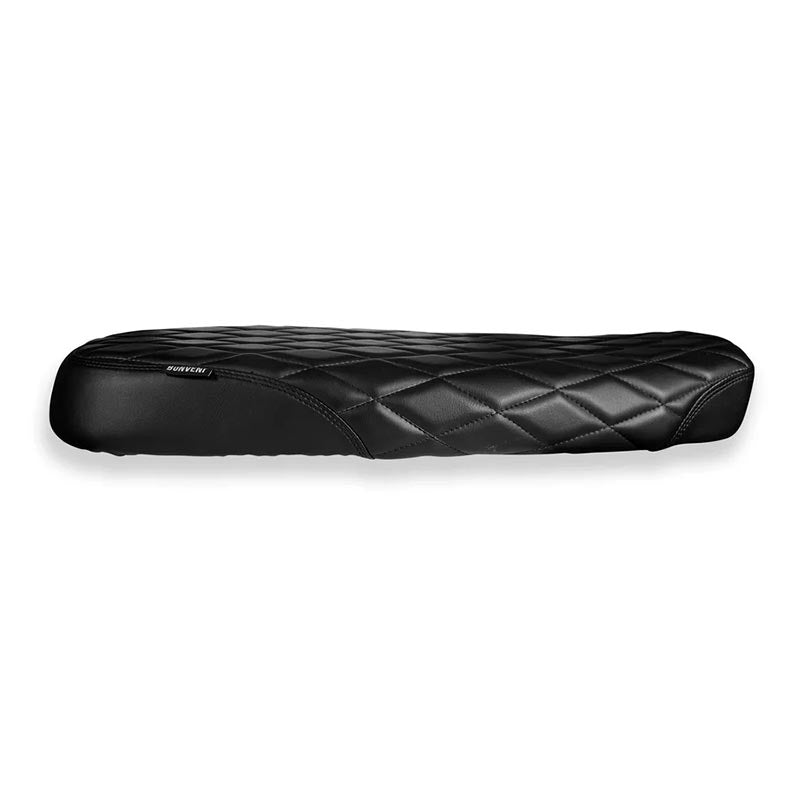 Selle sur mesure artisanale noir diamant  Bonvent pour Interceptor et Continental GT650.