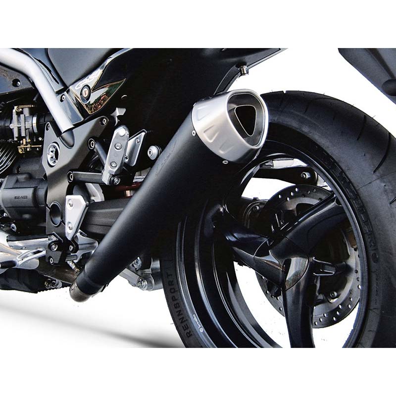 Silencieux conique en inox Zard pour Moto Guzzi Griso 2005 à 2016.