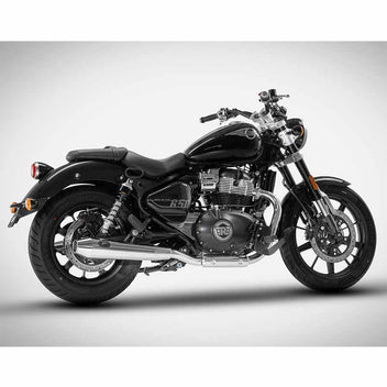 Silencieux Zard pour Royal Enfield Super Meteor 650. Blackpines.fr