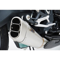 Silencieux racing Zard position basse pour Triumph Street Triple 675 (2013-2016).
