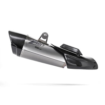 Silencieux en titane avec embout carbone Yard pour Triumph Trident 800 année 2026.