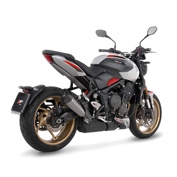 Silencieux en titane avec embout carbone Yard pour Triumph Trident 800 année 2026.