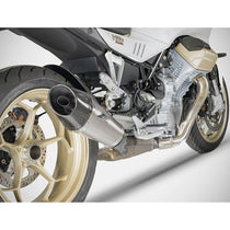 Silencieux titane zard pour moto guzzi V100 mandello 2022-2024.