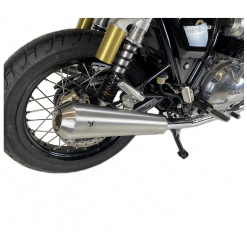 Silencieux Inox brossé Royal Enfield 650 Continental Gt & Interceptor | IXRACE - blackpines.fr
