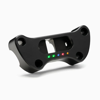 Support Motogadget noir pour Motoscope Mini sur Harley-Davidson. Blackpines.fr