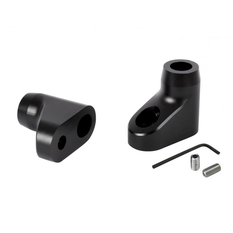 Supports de clignotants moto avant 8 mm Motone Customs pour Triumph 400. Blackpines.fr