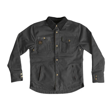 Sur-chemise moto noire Age Of Glory Runaway Riding Shirt homologuée CE UKCA AA.