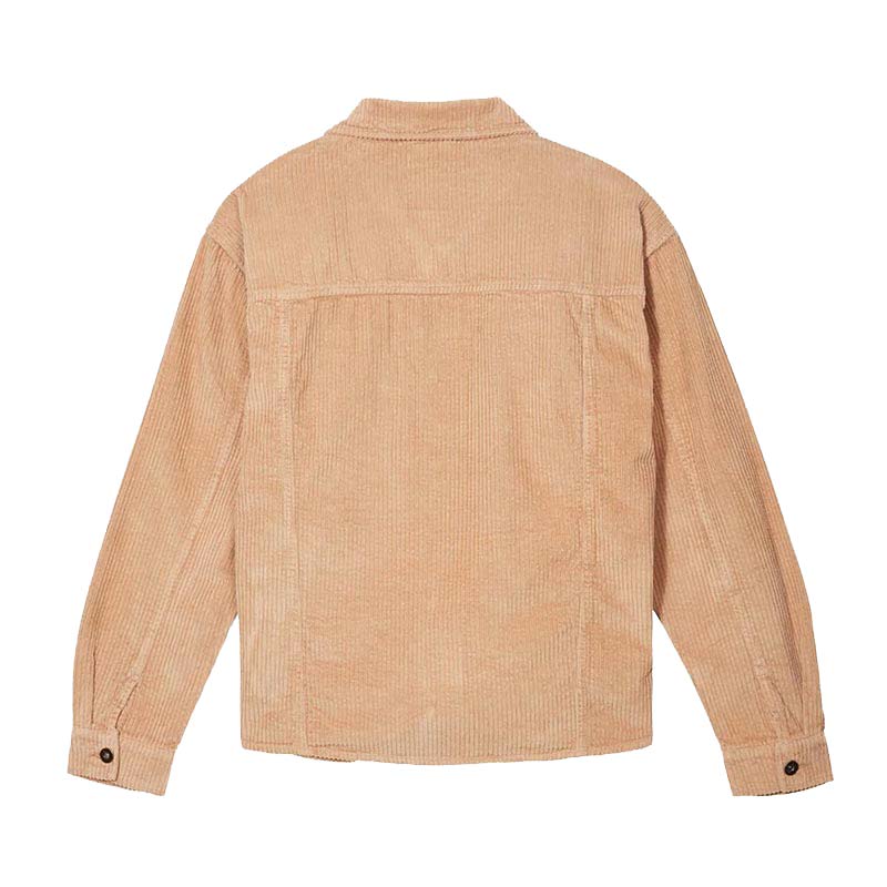 Surchemise unisexe velours camel JAM Morex Custom.
