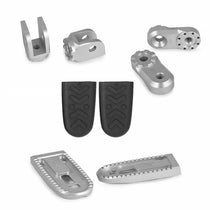 Systeme complet repose-pieds Vario EVO1 argent 30mm Wunderlich. Blackpines.fr