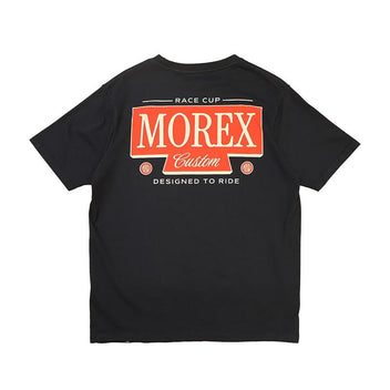 T-shirt noir regular FLATLINE Morex Custom dos.