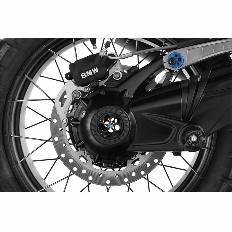 Tampon protecteur cardan arriere moto BMW Wunderlich Doubleshock. Blackpines.fr