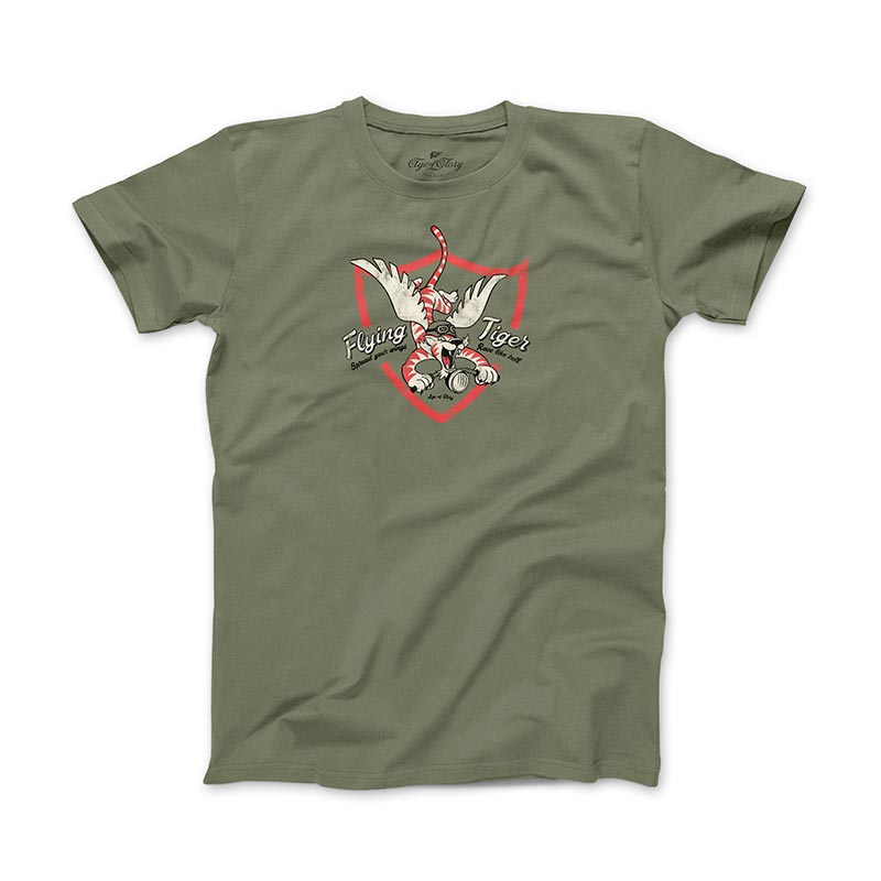 Tee shirt homme Flying Tiger Age of Glory. Blackpines.fr