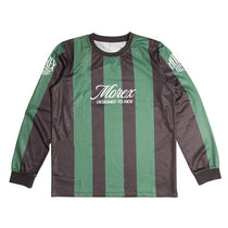 T-Shirt manches longues rayé vert et noir Morex Custom Ramos.