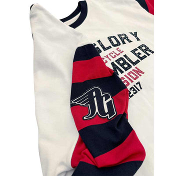 Tee shirt vintage homme Team Stripes Age of Glory. Blackpines.fr