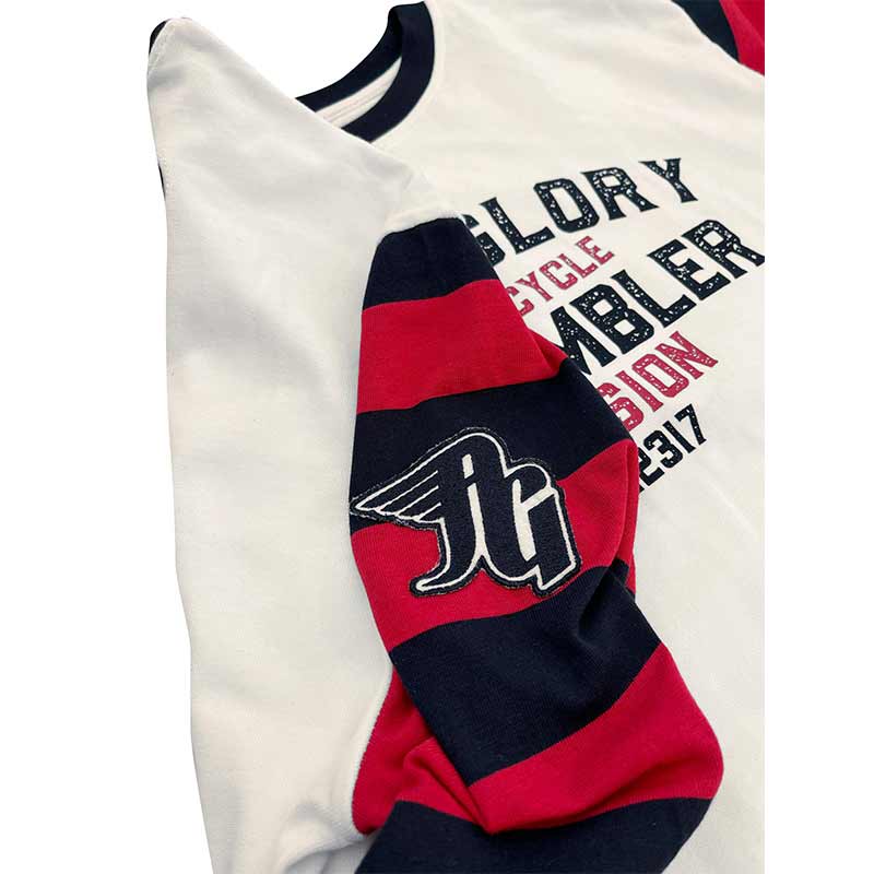 Tee shirt vintage homme Team Stripes Age of Glory. Blackpines.fr