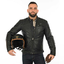Blouson moto cuir homme Race The Royal Racer. Blackpines.fr