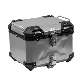 Top case alu silver 37 litres KS70S S-Line. Blackpines.fr