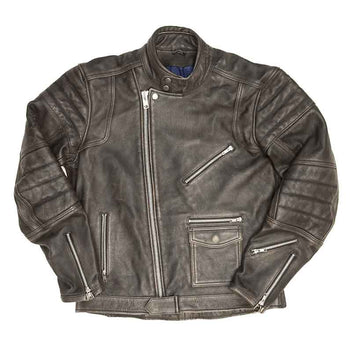 Veste cuir vieilli Rocker Age of Glory. Blackpines.fr