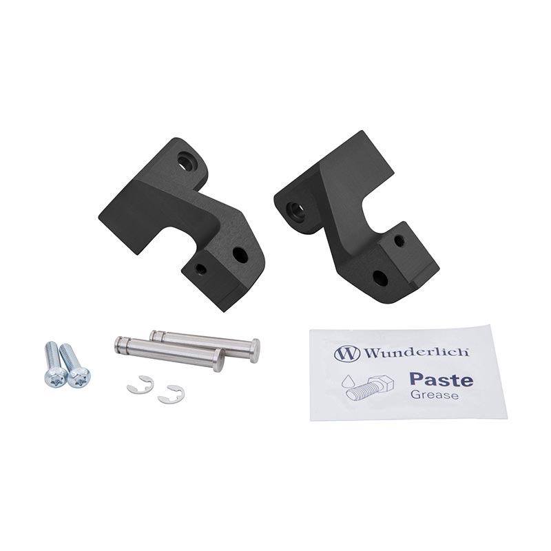 Pied De Béquille Élargisseur Pour Harley Pan America 1250/1250S (2021-2024) - Antidérapant, Aluminium Noir