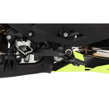 Abaissement de pedale de frein BMW R1300GS et R1250GS Wunderlich. Blackpines.fr