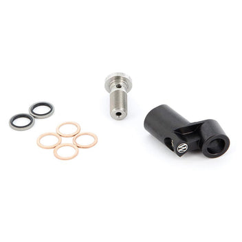 Adaptateur prolongation durites frein et embrayage moto BMW Wunderlich. Blackpines.fr