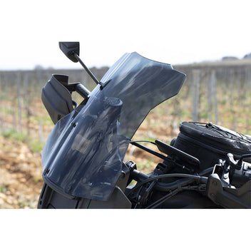 Bulle moto grise fumee Marathon Wunderliche pour Harley-Davidson Pan America 1250. Blackpines.fr