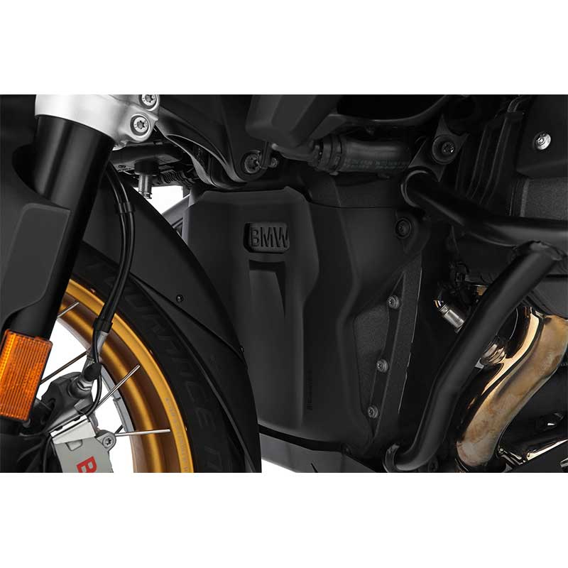 Cache moteur moto BMW R1300GS Wunderlich Heldenbrust. Blackpines.fr