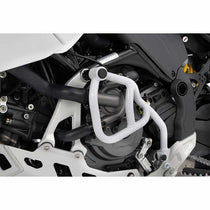 Pare-carter blanc moteur gauche Wunderlich pour Ducati DesertX. Blackpines.fr