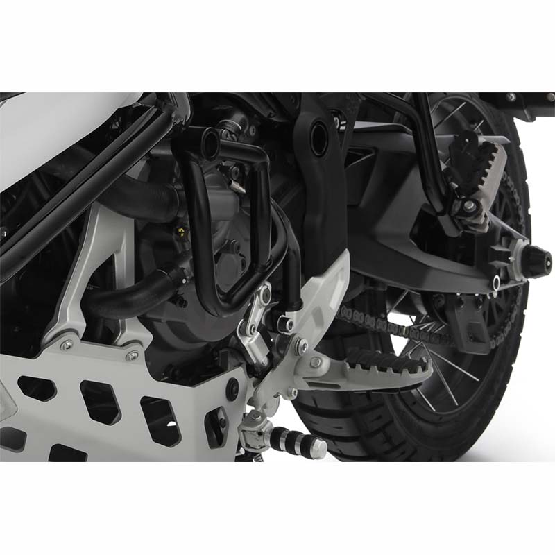 Pare-carter noir moteur gauche Wunderlich pour Ducati DesertX. Blackpines.fr