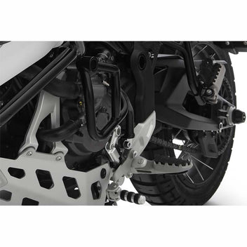 Pare-carter noir moteur gauche Wunderlich pour Ducati DesertX. Blackpines.fr