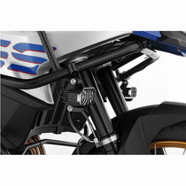 Feux additionnels moto LED Microflooter 3.0 pour montage sur crash bar Wunderlich. Blackpines.fr