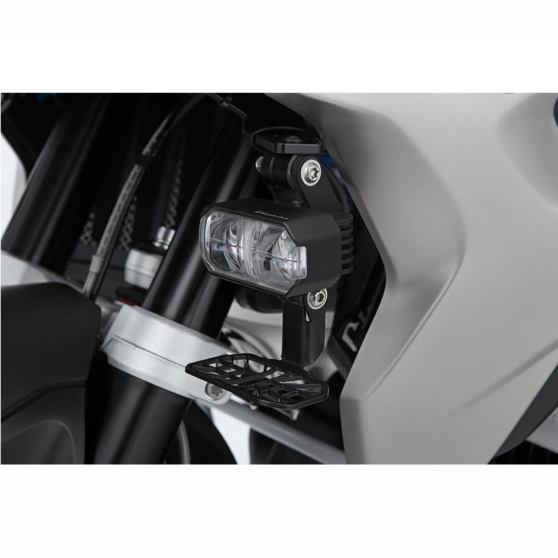 Kit de feux additionnels Wunderlich Microflooter 3.0 pour BMW R1250GS. Blackpines.fr