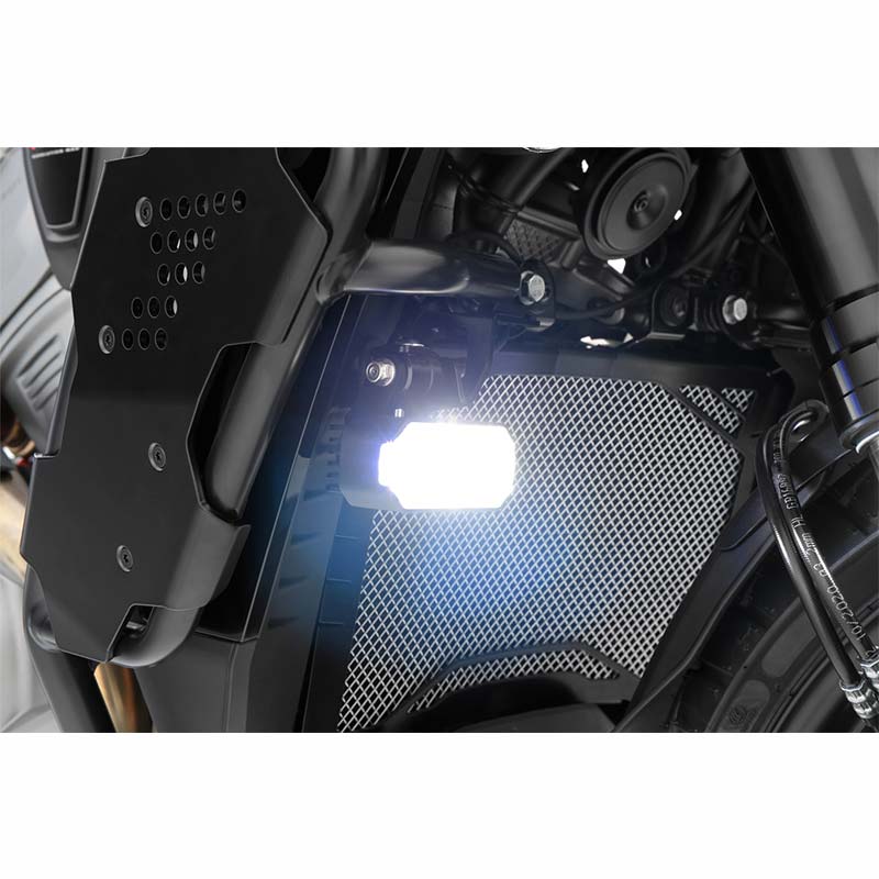 Kit de feux additionnels moto led Microflooter 3.0 pour Pan America 1250. Blackpines.fr