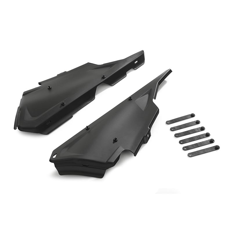 Kit carenages de cadre plus sacoches laterales Wunderlich pour BMW GS. Blackpines.fr