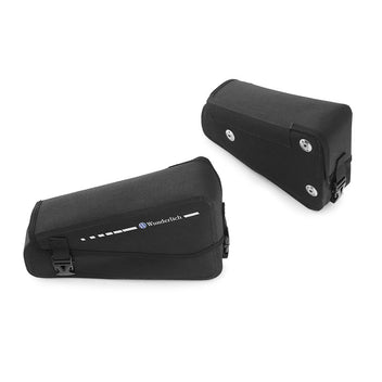 Kit carenages de cadre plus sacoches laterales Wunderlich pour BMW GS. Blackpines.fr